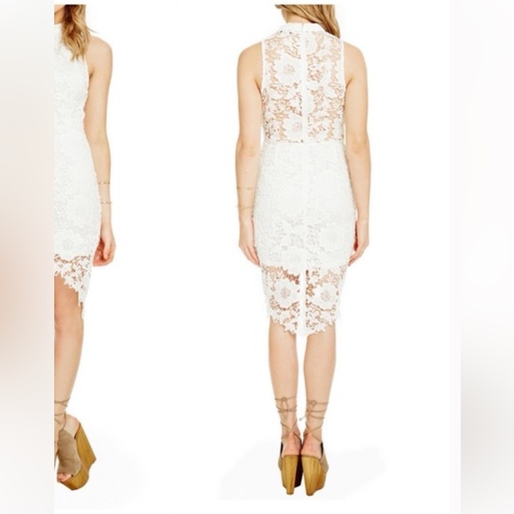 NWT ASTR SAMANTHA DRESS IN WHITE - Picture 2 of 8